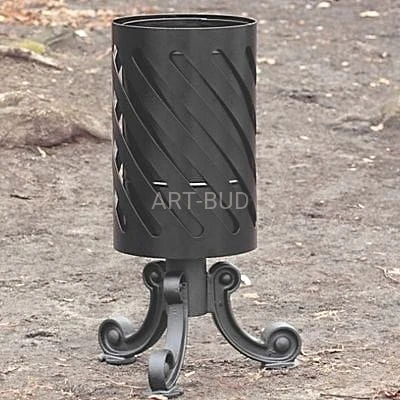 Kosz parkowy miejski Praga III metalowy