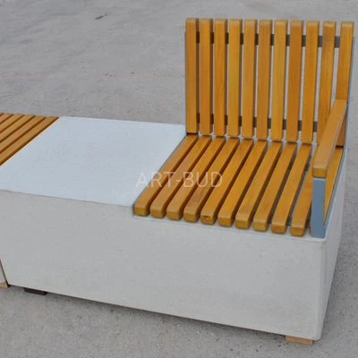 Ławka z betonu architektonicznego modułowa