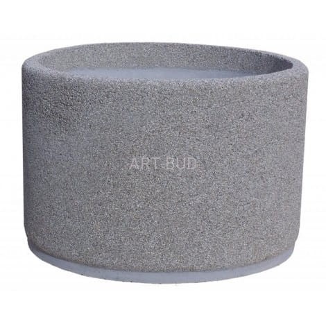 Donica betonowa okrągła średnica 110 wysokość 70 cm 