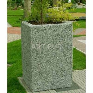 Donica betonowa kwadratowa RENATA 65 x 65 x wysokość 100cm  