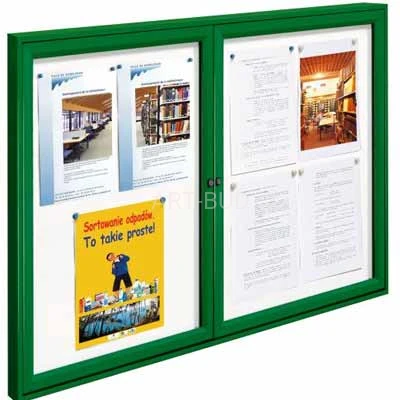 Gablota zewnętrzna Tradition dwudrzwiowa h 750x1200mm oraz h 1050x1400 mm  /1szt