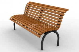 Ławka miejska parkowa stalowa długość 180 cm 