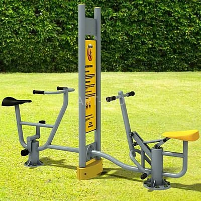 Rower i jeździec z pylonem Fitness siłownie zewnętrzne urządzenie do ćwiczeń 