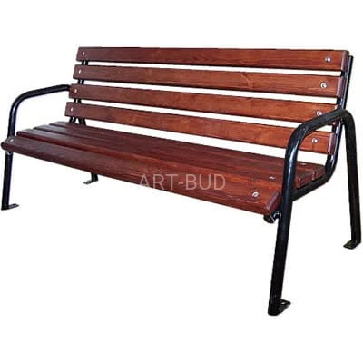 Ławka parkowa z oparciem R - 1
