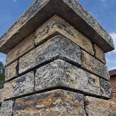 Cegła Łupana  na ogrodzenia murki elewacje 7,5 cm Kost Bet