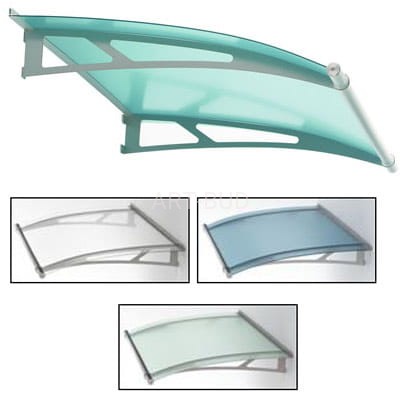 Daszek nad drzwi ze stali nierdzewnej akrylowy Lightline  Robelit