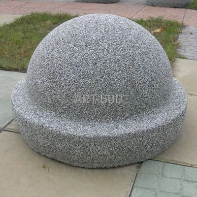 Słupek betonowy półkula pełna kod 94 