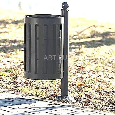 Kosz na śmieci uliczny metalowy 30 l Sofia