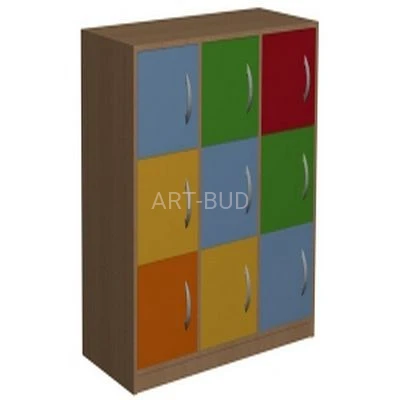 Meble przedszkolne szafki Primo wysokość 1033 mm wyposażenie przedszkoli