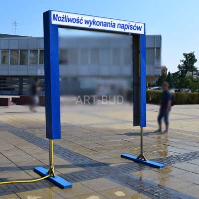 Kurtyna wodna bramka zraszająca manualna Fresh Standard 