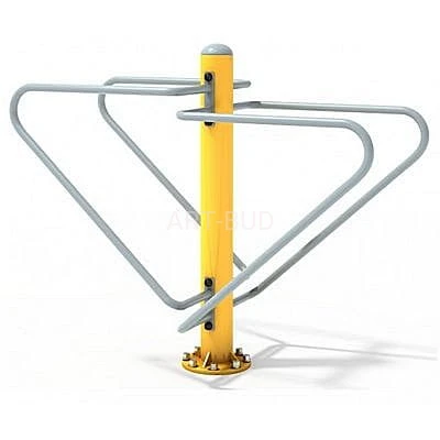 Urządzenie siłowni zewnętrznych Poręcze + Słup + Poręcze Eco 