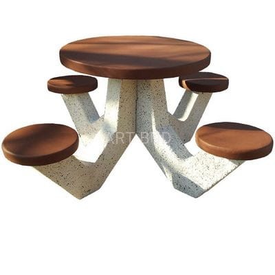 Stół betonowy piknikowy parkingowy tarasowy 