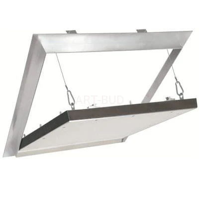 Klapa rewizyjna przeciwpożarowa EI 30  system F6 do sufitów z płyt GKF/DF.  