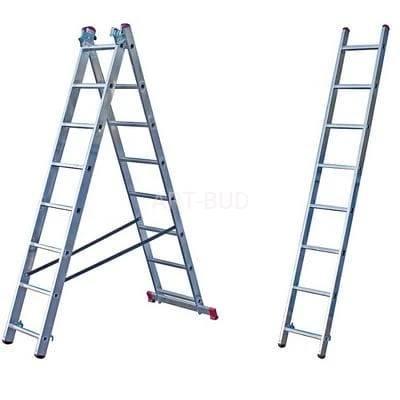 Drabina trzy elementowa aluminiowa  wys. robocza od 3-7 m CORDA KRAUSE