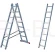 Drabina trzy elementowa aluminiowa  wys. robocza od 3-7 m CORDA KRAUSE