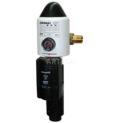 Automatyczny filtr mechaniczny JUDO JUKO-LF-A  3/4" - 2"  z płukaniem wstecznym i zaworem redukcyjnym do wody o tem. do 30 °C
