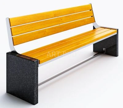 Ławka parkowa, stal malowana proszkowo lub nierdzewna, Impala, długość 194cm, kod: 0142 ( szt )