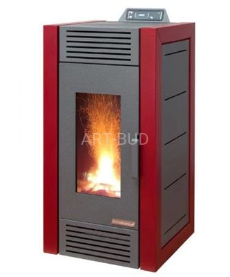 Kominek stalowy nadmuchowy na pellet moc od 3 do 14 kW ES