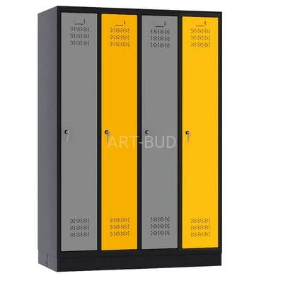 Szafa ubraniowa  metalowa szkolna socjalna SU 300/4