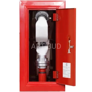 Hydrant wewnętrzny DN52  HW 52/2B-3B zawieszany lub wnękowy z wężem płasko składanym φ52mm  wykonanie boczne, zamek PATENT  lub EURO  (szt.)