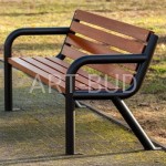 Ławka stalowo-drewniana Viking BIS 