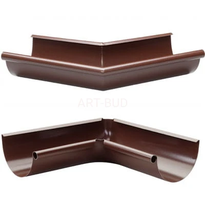 Narożnik rynnowy 135 stopni wewnętrzny lub zewnętrzny do rynny NIAGARA wym. 110_125_150mm