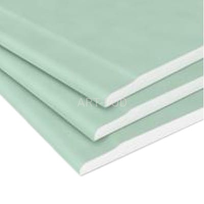 Płyty gipsowo-kartonowe impregnowane GKBI wodoodporne grub. 12,5 mm , zielone Siniat