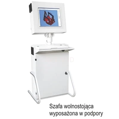 Metalowa szafa komputerowa HSC04 z podporami