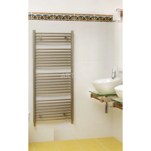 Grzejnik łazienkowy RADIUS INOX. Szer: 45 lub 60 cm. Wys: 95, 130, 165 lub 185 cm. Gł: 10 cm (zł/szt)