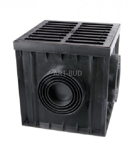 Studzienka rewizyjna wymiar 300x300x300 mm kratka PVC A15