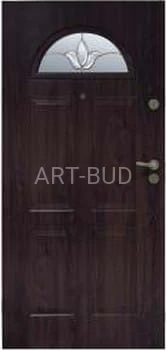 Drzwi stalowe KMT Plus 54, zewnętrzne przeszklone, tłoczenie IIs z ościeżnicą 10CP (1szt)