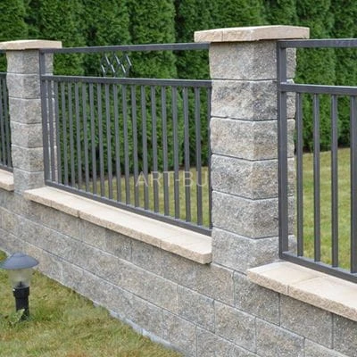 Ogrodzenia łupane słupki murki GORC de Luxe GL38 