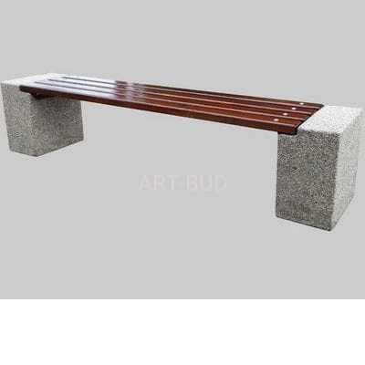 Ławka betonowa bez oparcia długość 200 cm 