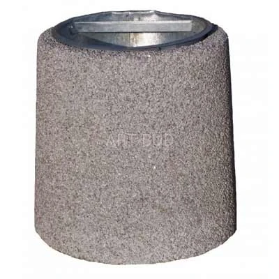 Kosz betonowy na śmieci okrągły 26 litrów 