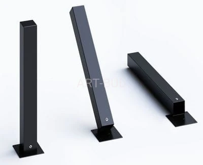 Słupek ochronny zaporowy MODERN parkowy blokada wjazdu 