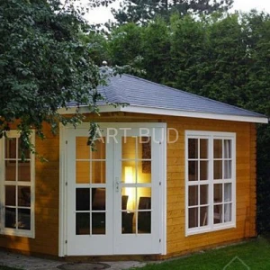 Drewniany domek pieciokatny VICTORIA C 13,9 M2