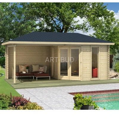 Altana domek letniskowy  drewniany 15.5 m2 Wilga