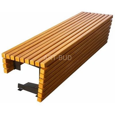 Ławka parkowa miejska stalowa długość 150 - 180 cm CREATIVE 