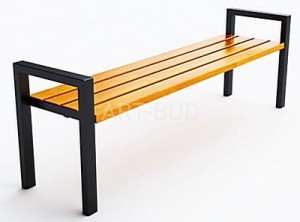 Ławka miejska, parkowa, stalowa, Lima bez oparcia, długość 192cm, kod: 0119 A ( szt )