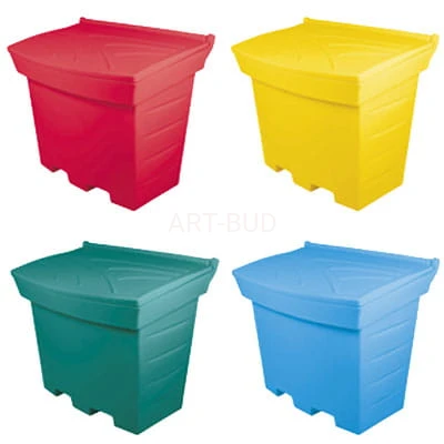 Pojemnik na piasek i sól z tworzywa sztucznego pojemność 250- 300-400- 500 l 