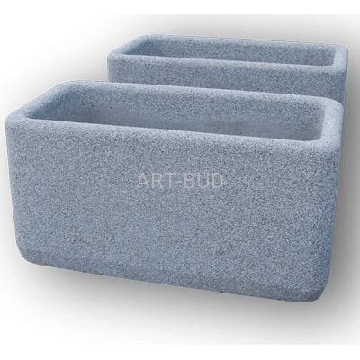 Donica betonowa donica miejska owalna wysokość 50 cm kat 177 