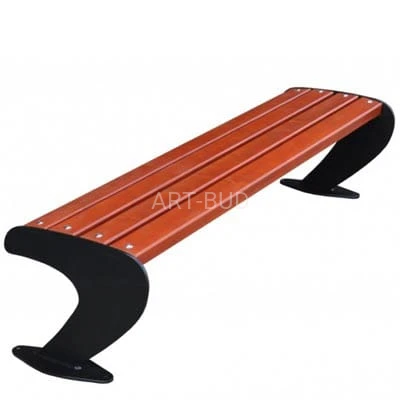 Ławka metalowo drewniana Modern I 