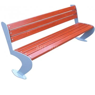 Ławka stalowo drewniana Modern II 