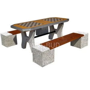 Stół do gry w szachy + ławki  XXL