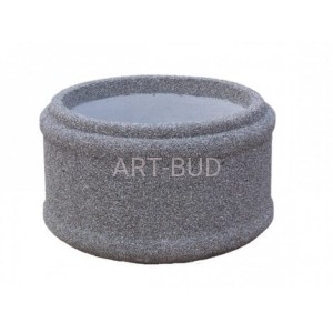 Donica okrągła średnica 80 cm wysokość 50 cm