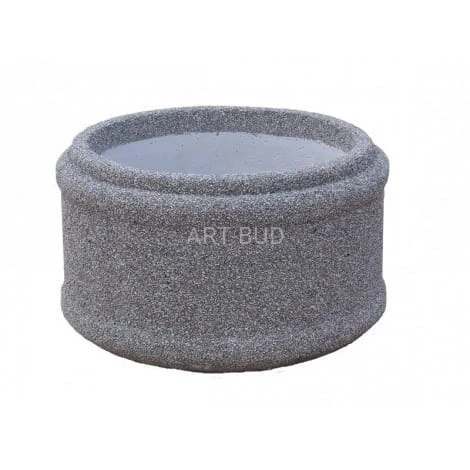 Donica okrągła średnica 80 cm wysokość 50 cm