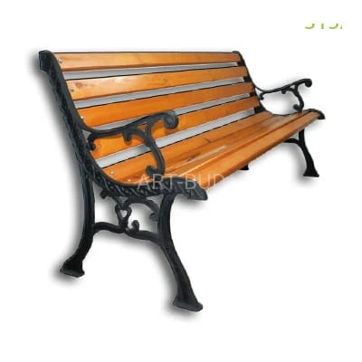 Ławka parkowa miejska z oparciem 150 cm Chińska