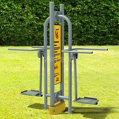 Wahadło podwójne z pylonem Fitness siłownie zewnętrzne urządzenie do ćwiczeń