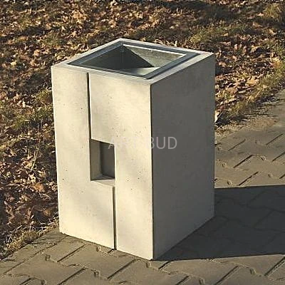 Kosz miejski betonowy  Roma, poj. 40l