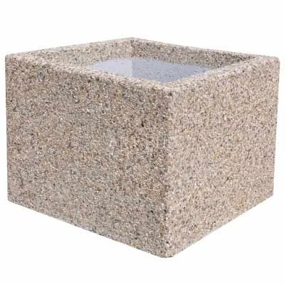 Donica kwadratowa  prosta betonowa 80 x 80 x 60 cm